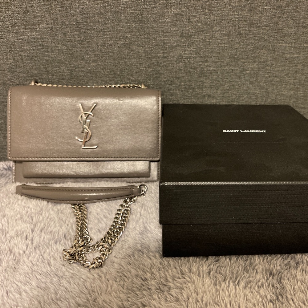 Saint Laurent sunset mini crossbody bag